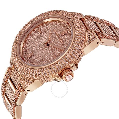 michael kors watch rose gold with diamonds|rose gold mk watch cheap.